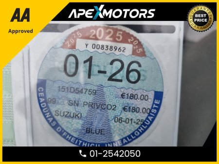 2015 Suzuki Celerio FINANCE ARRANGED * 1.0 68PS SZ3 5DR 68BHP ESCUDO * NEW NCT AUG-26 * LOW TAX JAN-26 * MOST RELIABLE  * VERY ECONOMICAL * IMMACULATE * STAMPED SERVICE HISTORY * AA APPROVED * 101 SAFETY CHECKLIST €4,949 thumbnail