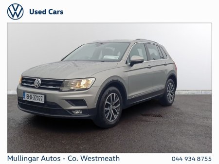 2018 Volkswagen Tiguan 2.0TDI 115HP Comfortline €21,950 thumbnail