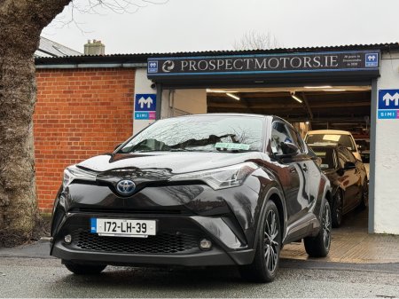 2017 Toyota C-HR 1.8 Hybrid, High Spec Sol, New Nct 01/2028, Full Main Dealer Service History, Sat Nav, Bluetooth, Reversing Camera, Cruise Control, Lane Assist, A/C, Finance Available, Service & Warranty Included, €16,950 thumbnail