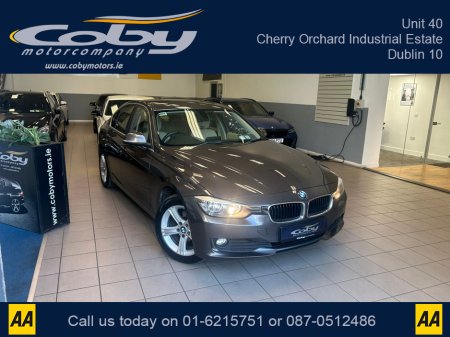 2015 BMW 3 Series 2.0 Saloon 4DR AUTO. New NCT done before collection. Full Leather, Alloy Wheels, Dual Climate Control, Rear Parking Sensors, Bluetooth, MFSW, Automatic Lights & Wipers and more.
