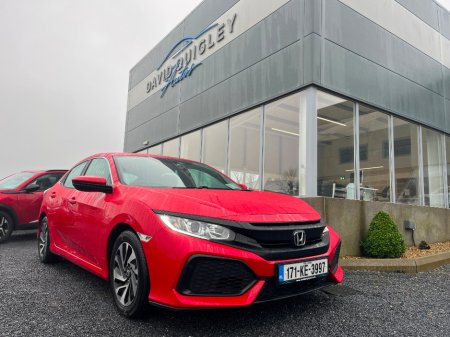 2017 Honda Civic 1.0 Smart 5DR*QUALITY ASSURED USED CARS*SIMI APPROVED*GREAT RATE FINANCE AVAILABLE*WELCOME TO DAVID QUIGLEY AUTOS* €12,950