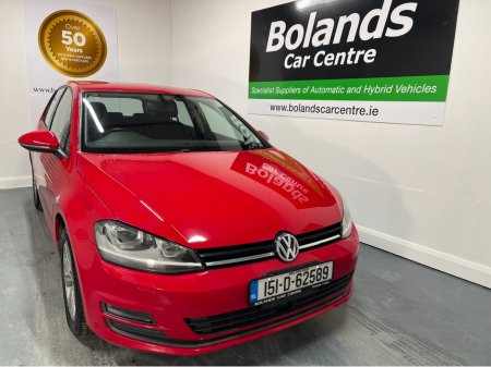 2015 Volkswagen Golf (Low Kms) 1.2 TSI AUTOMATIC 5DR MODEL www.bolandscarcentre.ie €12,900