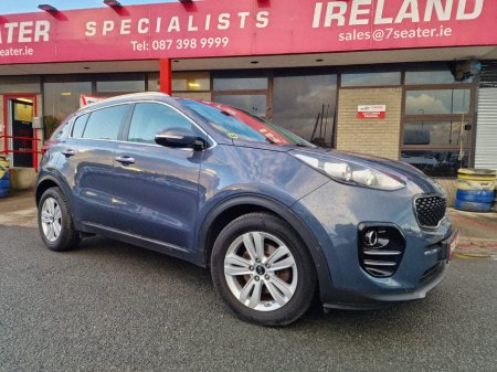 2018 Kia Sportage 1.7 CRDI 115 BHP PLATINUM SAM LOW MILEAGE 5 SEATER €16,900