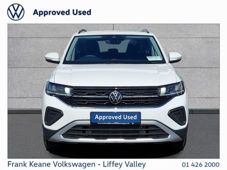 2025 Volkswagen T-Cross EDITION 75 1.0TSI 95BHP *PURE WHITE* *DELIVERY KMS* *252D REG* *BIG SAVINGS VS NEW CAR* *WHILE STOCKS LAST* *PCP 3 YRS FROM €276PM* €29,995 thumbnail
