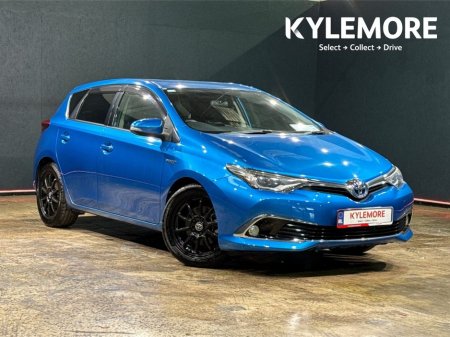 2016 Toyota Auris HYBRID 1.8 AUTOMATIC - BLACK HALF LEATHER - MULTI-SPOKE ALLOY WHEELS - REAR CAMERA - A/C HEATING CONTROLS