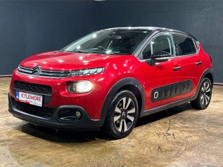 2019 Citroen C3 1.2 AUTOMATIC - RED/BLACK TWO TONE - FACTORY ALLOYS - REVERSE CAMERA - MULTI FUNCTION STEERING WHEEL - CRUISE CONTROL €12,950 thumbnail