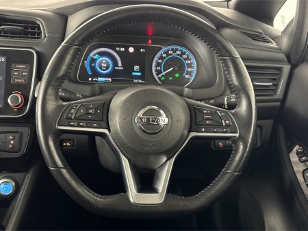 2021 Nissan Leaf PREMIUM 40KW**SEMI DIGITAL DASH**TOUCHSCREEN BLUETOOTH MEDIA**NAVIGATION**REVERSE CAMERA**PARKING SENSORS**ECO MODE**MULTIFUNCTIONAL STEERING WHEEL**CRUISE CONTROL**AUTO LIGHTS**AUTO WIPERS**ISOFIX** €14,995 thumbnail