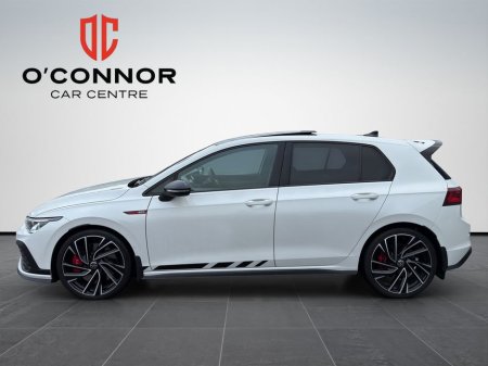 2021 Volkswagen Golf GTI Clubsport — Pure white, pan roof, and pure performance.” €44,888