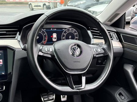 2019 Volkswagen Arteon 1.5 TFSI 150bhp Elegance, Panoramic Roof, 19” Alloys, 1/2 Leather, Camera, CarPlay - First Registered in July 2019 - Trade in Price €27, 999. €26,999 thumbnail