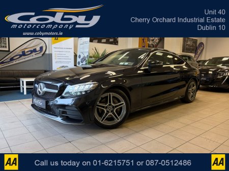 2021 Mercedes-Benz C Class C220D AMG LINE EDITION 2DR AUTO. NCT & Tax, 1/2 Leather, Sat Nav, Dual Climate Control, Heated Seats, Cruise Control, Revers Cam, Parking Sensors, Paddle Shift, BT & more. €35,950 thumbnail