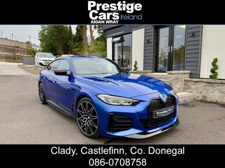 2022 BMW 4 Series 420 D M SPORT AUTO GRAN COUPE 5DR 190 BHP,M PERFORMANCE BODY KIT,PORTIMAO BLUE,FULL LEATHER,HEATED SEATS,HEATED STEERING WHEEL,XENONS,REVERSE CAMERA,PRIVACY GLASS,MASSIVE SPEC,ONE OWNER,FBMWSH €44,250