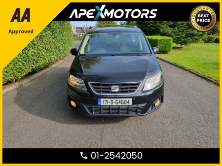 2017 Volkswagen Sharan FINANCE ARRANGED * SEAT ALHAMBRA * 2.0 TDI CR SE ECOMOTIVE * 7-SEATER MPV * AA APPROVED  * 101 SAFETY CHECKLIST * IMMACULATE * CRUISE CONTROL * NEW NCT SEP-26 * LOW TAX * 12-MONTH ROADSIDE ASSIST €15,949