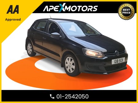 2013 Volkswagen Polo 1.2 5DR MANUAL  * AIR CONDITIONING * NEW NCT NOV-26 * IMMACULATE * 7-STAMPS SERVICE HISTORY * AA APPROVED * 101 SAFETY CHECKLIST * TOP-SPEC 5DR HATCH * LOW LOW MILES * 2-KEYS * LOW TAX * 12-MONTH ROAD €7,949