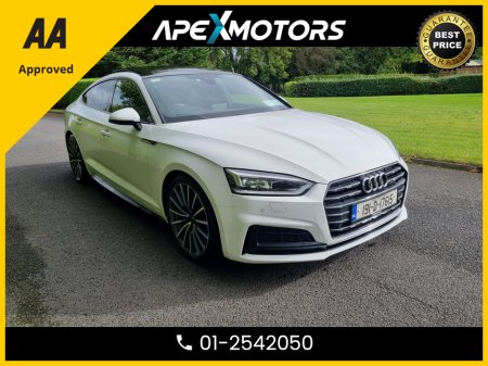2019 Audi A5 FINANCE ARRANGED * SPORTBACK 35 TDI 150 S 4DR A S-TRONIC LINE * NCT FEB-27 * LOW TAX OCT-25 * 6-STAMPS SERVICE HISTORY * AA APPROVED * 101 SAFETY CHECKLIST * AUTOMATIC (DSG) * IMMACULATE * HEATED SEAT €33,949