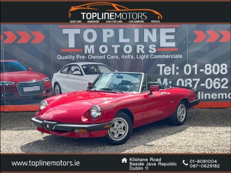 1987 Alfa Romeo Spider //BRAND NEW RESPRAY//SPOTLESS/RARE