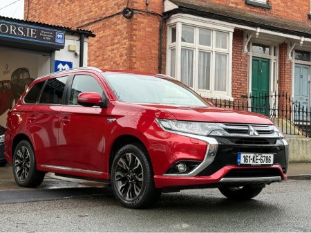 2016 Mitsubishi Outlander 2.0 PHEV, Top Spec GX! New Nct 02/2027, Full Leather, Sat Nav, Reversing Camera, Heated Seats, Sunroof, Cruise Control, A/C, Immaculate, Finance Available, Service & Warranty Included, SIMI Dealer, €9,950 thumbnail
