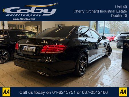 2015 Mercedes-Benz E Class 2.1 E220 Bluetec AMG Night ED 4DR Auto. NCT & Tax, Full Leather, Full Electrics, Sat Nav, Dual Climate Control, Heated Seats, Cruise Control, Revers Cam, Parking Sensors, Paddle Shift, BT & more €15,950 thumbnail