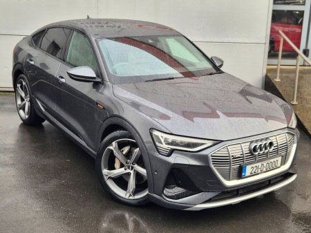 2022 Audi e-tron 55 S Line Sportback Quattro (408bhp) Upgraded 22'' Alloys + Black Edition Styling ( Nov '22 Reg ) Trade in Price €38, 999 €37,999