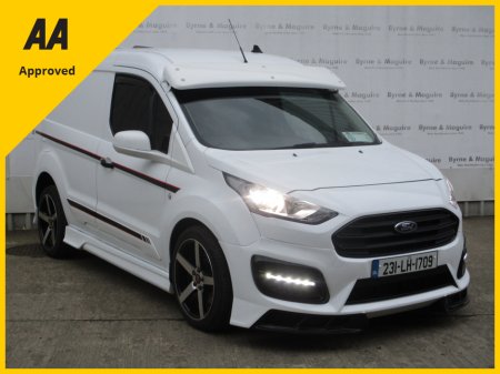 2023 Ford Transit Connect CONNECT HP TREND - 1.5 TD 100 T6.2 M6 . TREND MODEL WITH 3 SEATS, LOW KMS AIR CON,  ALLOYS LED LIGHTS,  FULL SPORTS BODY KIT. FULLY SERVICED AND DOE  TESTED WITH WARRANTY !! €23,500 thumbnail
