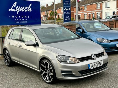 2014 Volkswagen Golf 1.2 Petrol, 5 speed manual €11,995