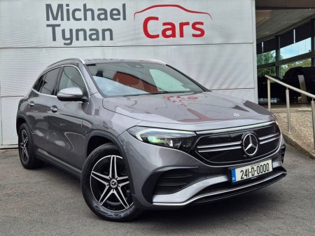 2024 Mercedes-Benz EQA 350 4matic AMG Line, 18” Alloys, Camera, CarPlay, Parking Sensors, Climate Control, 1/2 Leather, Heated Seats, Electric Tailgate €37,999