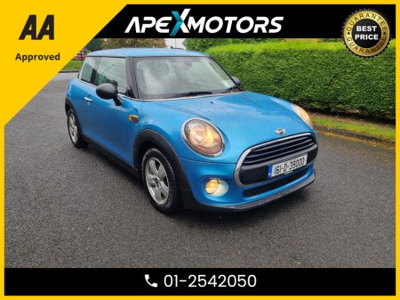 2016 MINI Hatch FINANCE ARRANGED * TOP-SPEC 1.5 DIESEL ONE-D * NCT AUG-26 * LOW TAX NOV-25 * ON BOARD SERVICE HISTORY * LOW LOW KMs * IMMACULATE * AA APPROVED * 101 SAFETY CHECKLIST * CRUISE CONTROL * 12-MONTH ROADSI €12,449