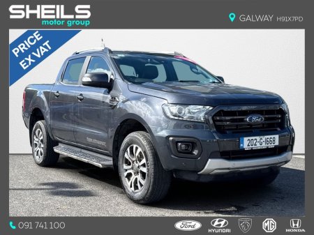 2020 Ford Ranger RANGER DOUBLE CAB WILDTRAK 2.0 PRICE EX VAT