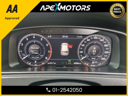 2018 Volkswagen Golf FINANCE ARRANGED * 1.4 HIGHLINE  * AUTOMATIC * NEW NCT SEP-27 * LOW TAX * AA APPROVED  * 101 SAFETY CHECKLIST * 12-MONTH ROADSIDE ASSIST  * IMMACULATE * TOP-SPEC * LOW LOW KMs * ADAPTIVE CRUISE €19,949