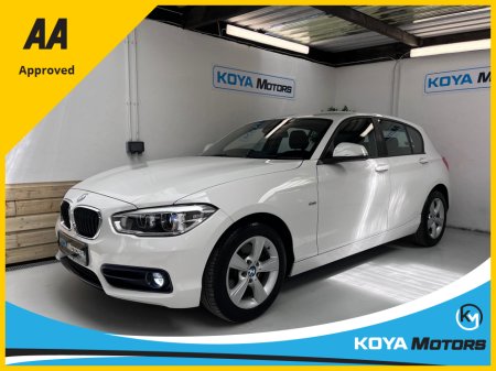 2016 BMW 1 Series 118D 2.0 DIESEL SPORT AUTOMATIC // LED MATRIX LIGHTING // LANE DEPARTURE ASSIST // PRO MEDIA PACK // CRUISE CONTROL // FRONT FOGS // SPORT ALLOYS