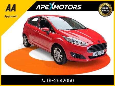 2015 Ford Fiesta FINANCE ARRANGED * 1.2 ZETEC 5DR * NEW NCT APR-27 * IMMACULATE * STAMPED SERVICE HISTORY * AA APPROVED * 101 SAFETY CHECKLIST * TOP-SPEC 5DR HATCH * LOW MILES * 2-KEYS * LOW TAX * 12-MONTH ROADSIDE