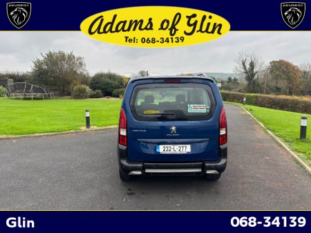 2023 Peugeot Rifter ALLURE LONG **Wheelchair and 3 rear passengers*** €36,950