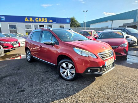 2016 Peugeot 2008 ALLURE 1.2  ** PANORAMIC GLASS ROOF ** HALF LEATHER INTERIOR ** SAT NAV ** DUAL CLIMATE CONTROL ** €9,995