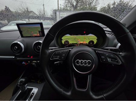 2017 Audi A3 ( 172 REG 1.4 TFSI  NAVI VIRTUAL CLOCKS ANDROID AUTO CARPLAY BLIND SPOT LANE ASSIST REAR TRAFFIC ASSIST €17,950 thumbnail