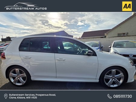2013 Volkswagen Golf R 2.0 DSG AUTO IN WHITE/BLACK LEATHER 81K KMS €18,999