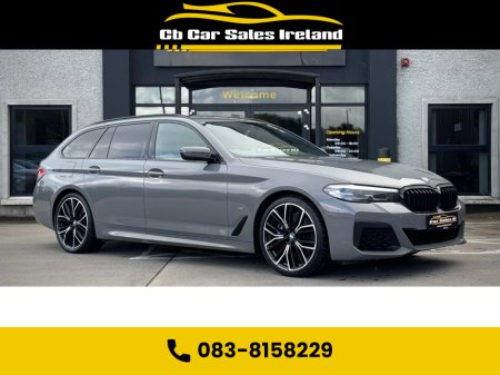 2021 BMW 5 Series 2.0 520d MHT M Sport Touring 5dr Diesel Steptronic 1 OWNER + BERNINA GREY + REVERSE CAMERA