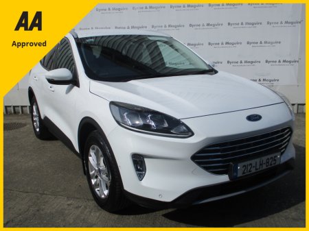 2021 Ford Kuga TITANIUM HEV HIGH SPEC WITH FRONT AND REAR CAMERA ,PARKING SENSORS, FULL HEATED CREAM LEATHER SEATS AND STEERING WHEEL WITH ONLY  41889 KMS FULLY SERVICED, 12 MONTHS AA AND 12 MONTHS WARRANY!! €29,950