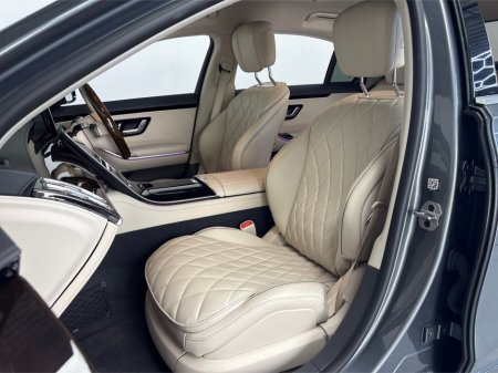 2022 Mercedes-Benz S Class 580 E LWB AMG LINE**BURMESTER SOUND SYSTEM**FRONT ELECTRIC HEATED SEATS**REAR HEATED SEATS**CREAM LEATHER INTERIOR**AMBIENT LIGHTING**20" ALLOYS**REVERSE CAMERA**ELECTRIC TAILGATE**WIRELESS CHARGING** €84,995 thumbnail