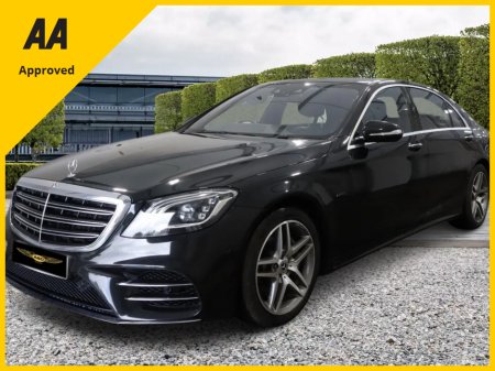 2020 Mercedes-Benz S Class MB S560 LWB AMG LINE SPECIAL ORDER,VAT Q VEHICLE, Burmester Surround Sound System, AMG Bodystyling + Illuminated AMG Door Sills,64-Colour Ambient Lighting, Magic Vision Control (Heated Adaptive Wipers