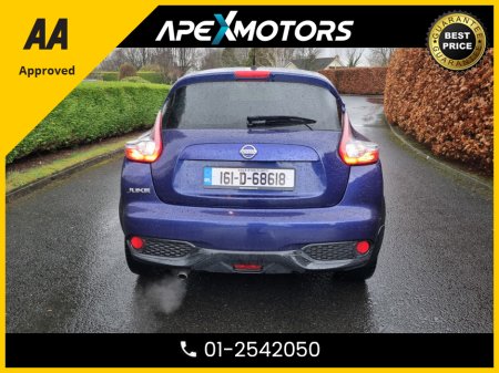 2016 Nissan Juke FINANCE ARRANGED * 1.2 DIG-T TEKNA 117BHP 5DR * TOP-SPEC 5DR SUV * LEATHER INTERIOR * AA APPROVED * 101 SAFETY CHECKLIST * IMMACULATE * HEATED SEATS * COLOUR REVERSE CAMERA * LOW LOW MILES *01-2542050 €9,949 thumbnail