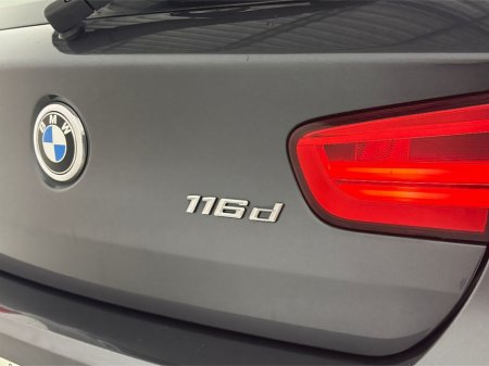 2017 BMW 1 Series 116D**MULTIFUNCTIONAL STEERING WHEEL**BLACK CLOTH INTERIOR**DIGITAL MEDIA DISPLAY**BLUETOOTH**AIR CONDITIONING**NAVIGATION**ISOFIX**FINANCE AVAILABLE** €14,995 thumbnail