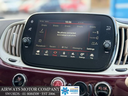 2020 Fiat 500 LOUNGE 1.0 3DR - PANROOF & LOW KMS €14,250 thumbnail