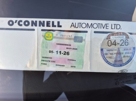 2016 Ford Mondeo  €6,999 thumbnail