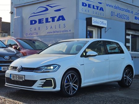 2018 Volkswagen Golf 1.4 GTE AUTOMATIC 201BHP *PLUG IN PETROL HYBRID* NCT 12/27 FINANCE AVAILABLE FROM €76 PER WEEK 2 KEYS/ REVERSE CAMERA/ BLUETOOTH/ USB/ AUX/  CHARGING CABLES AVAILABLE/ HISTORY CHECKED €16,950 thumbnail