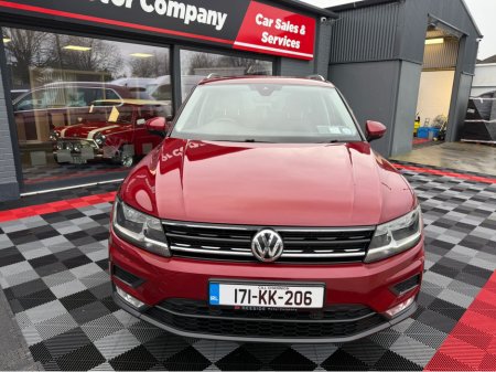 2017 Volkswagen Tiguan COMFORTLINE 2.0 TDI 115BHP 115HP MANUAL 6SPEED FWD 4 , TWIN SUN ROOF , SAT - NAV , PARKING SENSORS , SERVICE & WARRANTY , NCT , FROM €65 p/w & € 4,950 Trade in or Deposit , FREE NATIONWIDE DELIVERY €18,950