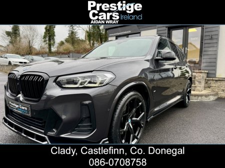 2022 BMW X3 X DRIVE 30E M SPORT AUTO PETROL/PLUG IN HYBRID,LCI NEW MODEL,*PAN ROOF*,SOPHISTO GREY,M PERFORMANCE BODY KIT,COMFORT PLUS PACK,HEATED LEATHER,CAMERAS,AMBIENT LIGHTING,VIRTUAL COCKPIT,XENONS,FBMWSH €46,150 thumbnail