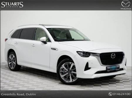 2026 Mazda CX-80 2 5L E Skyactiv Phev 327ps TAKUMI PLUS, DEMO SPECIAL SAVE €8, 135 OFF NEW*WHITE LEATHER SEAT W/ SEAT VENTILATION W/ SEAT HEATER, 20 INCH ALLOYS, PANOR