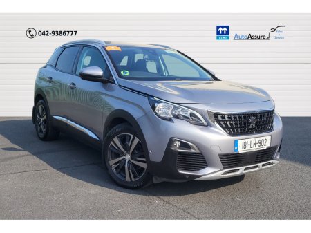 2018 Peugeot 3008 ALLURE 1.6 BLUE HDI 120BHP *** Full Service History / Half Leather / Reversing Camera ***
