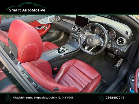 2017 Mercedes-Benz C Class C250d  AMG Premium Plus Convertible Automatic * AMG Styling  Pack with Red Fabric Roof * Bengal Red Leather Interior * Fully Serviced and Valeted * NCT to 02.2028 * 12 Month Premier Warranty * with €23,950 thumbnail