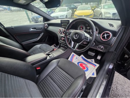 2014 Mercedes-Benz A Class A180 AMG LINE - SAT NAV PACK - HALF LEATHER  SEATS - REV CAMERA / HI SPEC / SYSTEM LOW ROAD TAX BAND / SIMI DEALER €14,450 thumbnail