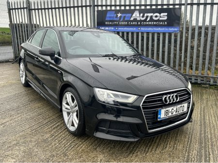 2018 Audi A3 Saloon Saloon S line 1.4 TFSI S Tronic €18,995